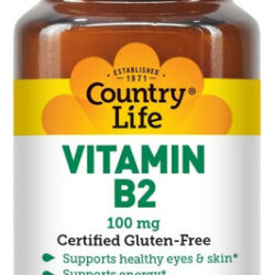 Vitamina B-2 100 Mg 100 Comprimidos Da Country Life