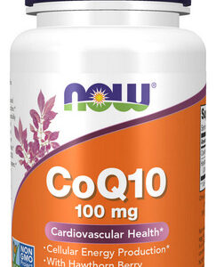 Coq10 Com Bagas De Espinheiro Vegetariano 100 Mg 30 V/cápsul