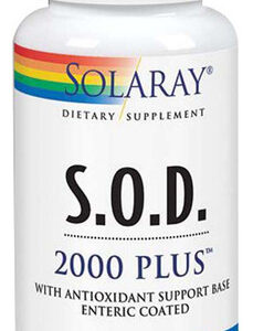 S.o.d. 2000 Plus 100 Cápsulas Da Solaray
