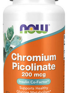 Picolinato De Cromo 200 Mcg 100 Cápsulas Da Now Foods