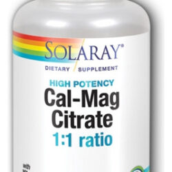 Citrato Cal-mag 180 Cápsulas Da Solaray