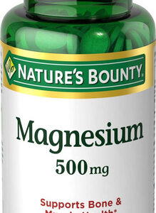 Suplemento Nature&quots Bounty Magnésio 500 Mg 100 Comprimidos