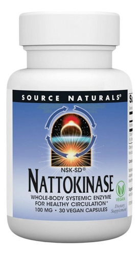 Nattokinase 100 Mg 30 Caps By Source Naturals