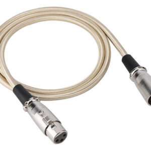 Cabo Xlr De 10 Pés E 3 Pinos Para Microfone Feminino, Cabo D