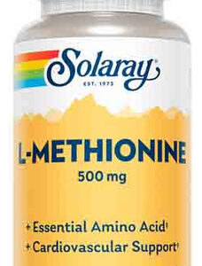 L-methionine 500 Mg 30 Caps By Solaray