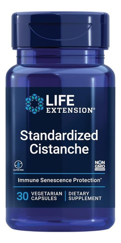 Standarized Cistanache 30 Veg Caps By Life Extension