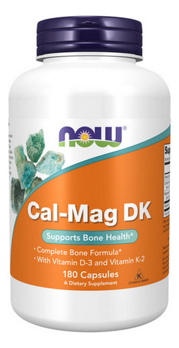 Cal-mag Dk 180 Cápsulas Da Now Foods