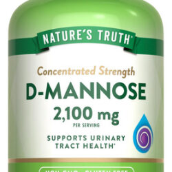 Cápsulas De D-manose Da Natures Truth | 2100mg | 90 Comprimi