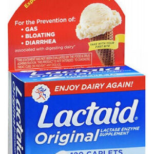 Suplemento Enzimático De Lactase Original 120 Comprimidos Da