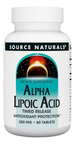 Ácido Alfa Lipóico 300 Mg De Liberação Programada 60 Comprim