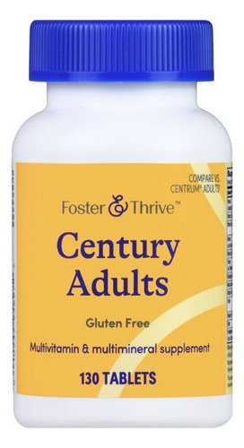 Century Adults 130 Comprimidos Da Foster And Thrive
