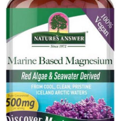 Magnésio À Base De Plantas 90 Cápsulas Da Nature's Answer