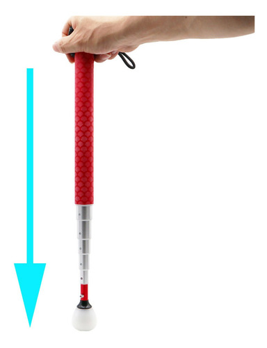 30-150cm Bengala Branca Telescópica Para Pessoa Com Cego - Imagem 12
