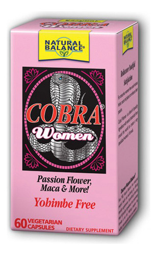 Cobra Women 60 Caps By Natural Balance (anteriormente Conhec