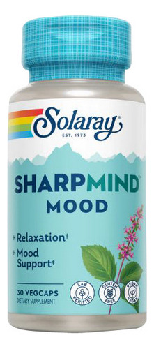 Sharpmind Mood 30 Count Da Solaray