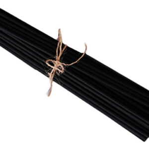100 Pcs Difusor Set Difusor Substituição Rod Rattan Preto