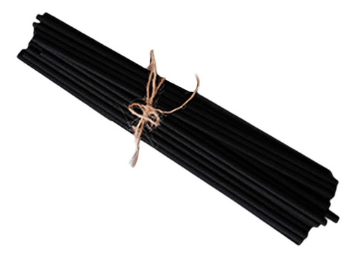 100 Pcs Difusor Set Difusor Substituição Rod Rattan Preto