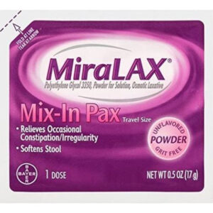 Mistura De Pó Laxante 0,5 Onças (contagem De 24) Da Miralax