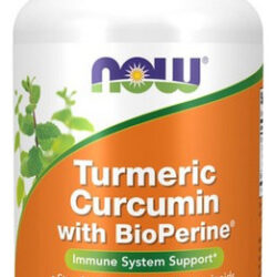 Curcumina De Cúrcuma E Bioperina 90 Cápsulas Vegetais Da Now