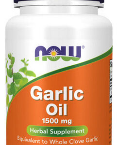 Óleo De Alho 1500 Mg 100 Géis Da Now Foods