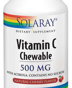 Bolachas Mastigáveis De 500 Mg De Cereja 100 Mg De Vitamina