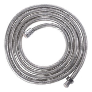 T Mangueira De Chuveiro Flexível De Aço Inoxidável De 3m