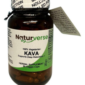 Cápsulas De Kava Em Pó 90 Cápsulas Vegetais Da Naturverse