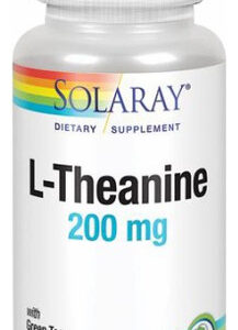 L-teanina 200 Mg 90 Cápsulas Da Solaray