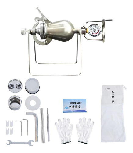 Máquina De Pipoca De Aço Inoxidável, Decoração De - Imagem 2