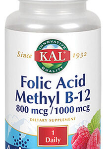 Ácido Fólico E B-12 Activmelt Raspberry 60 Comprimidos Da Ka
