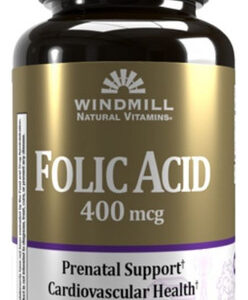 Ácido Fólico 400 Mcg 180 Comprimidos Da Windmill Health