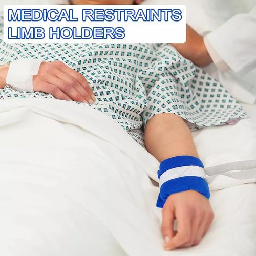 4 Pcs Cinta De Retenção Médica Restrições De Membros - Imagem 6