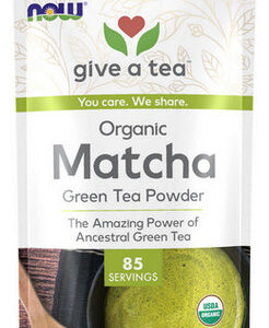 Chá Verde Matcha Orgânico Em Pó De 3 Onças Da Now Foods