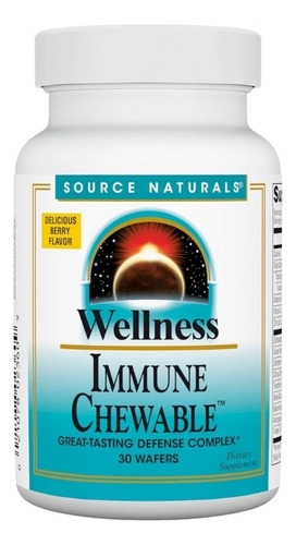 Wellness Immune Chewable 30 Wafer By Source Naturals