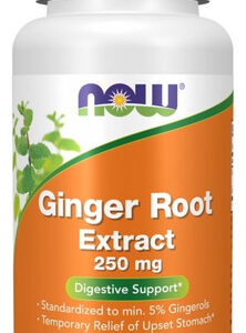 Extrato De Raiz De Gengibre 250 Mg 90 V/cápsulas Da Now Food
