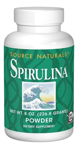 Spirulina Powder 8 Oz By Source Naturals