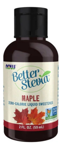 Betterstevia Liquid Maple 2 Onças Da Now Foods