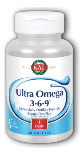 Ultra Omega 3-6-9 50 Cápsulas Gelatinosas Da Kal