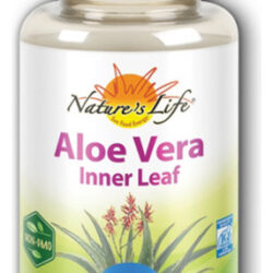 Aloe Vera Inner Leaf 100 Caps By Nature's Life
