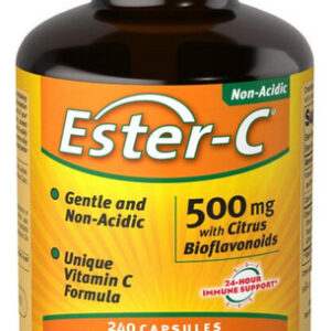 Ester-c Com Bioflavonóides Cítricos 500 Mg 240 Cápsulas Da A