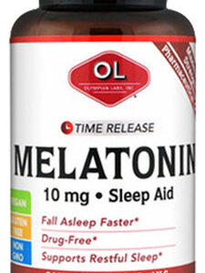 Melatonina Time Release 10 Mg 60 Comprimidos Da Olympian Lab