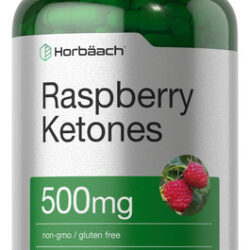 Suplemento Horbaach Raspberry Ketones 1500mg 180 Cápsulas