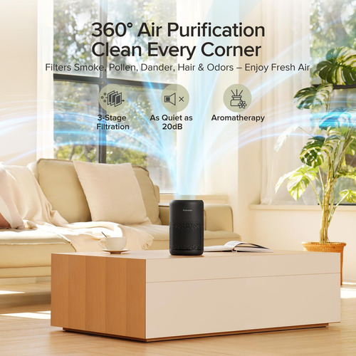 Purificador De Ar Purivortex Ac300 Hepa Para Quarto 20db Bra - Imagem 14