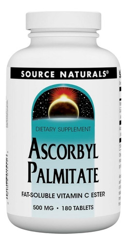 Ascorbyl Palmitate 180 Tabs By Source Naturals