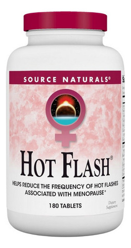 Hot Flash 180 Comprimidos Da Source Naturals