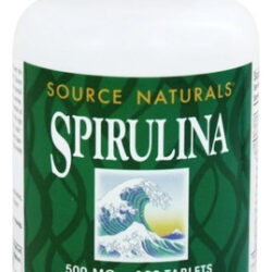 Spirulina 500 Mg 100 Tabs By Source Naturals