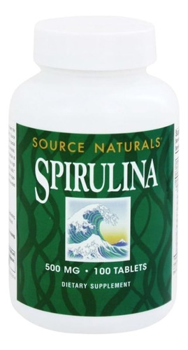 Spirulina 500 Mg 100 Tabs By Source Naturals