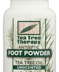 Pó Antisséptico Para Pés Sem Perfume De 3 Onças Da Tea Tree