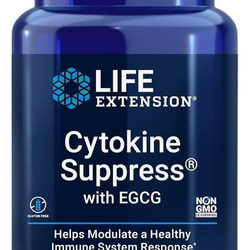 Cytokine Suppress With Egcg 30 Vcaps By Life Extension