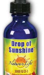 Drop Of Sunshine D-3 De 2 Onças Da Nature's Life